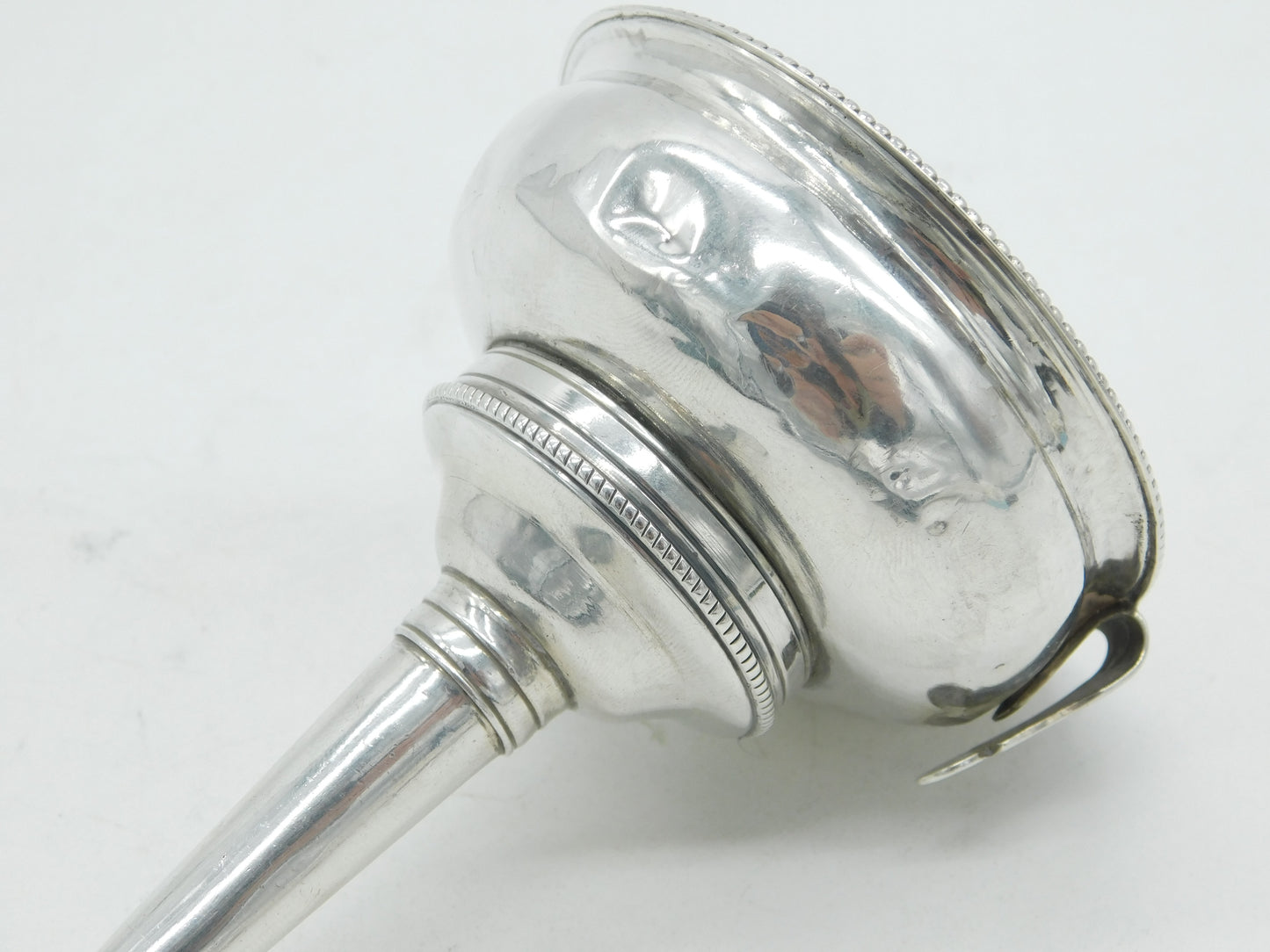 George III Sterling Silver 'J' Initial Wine Funnel Antique c1800 London