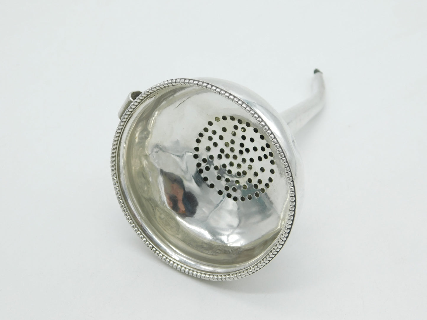George III Sterling Silver 'J' Initial Wine Funnel Antique c1800 London