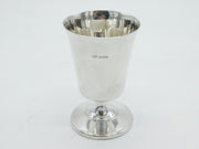 Sterling Silver Single Wine Goblet Chalice Vintage 1980 Sheffield