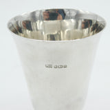 Sterling Silver Single Wine Goblet Chalice Vintage 1980 Sheffield