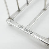 Sterling Silver Four Part Toast Rack London 1911 Antique Art Deco Corke Bros.