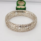 Tiffany & Co. Paloma Picasso Marrakesh Sterling Silver Bangle Bracelet Vintage