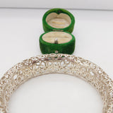 Tiffany & Co. Paloma Picasso Marrakesh Sterling Silver Bangle Bracelet Vintage