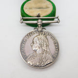 Silver Queen's South Africa Boer War Service Medal Clerk L Emanuel A.S.C c1900