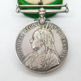 Silver Queen's South Africa Boer War Service Medal Clerk L Emanuel A.S.C c1900