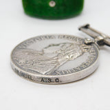 Silver Queen's South Africa Boer War Service Medal Clerk L Emanuel A.S.C c1900