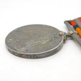 Silver Two Bar Queen's South Africa Boer War Medal PTE C Shether Antique 1900