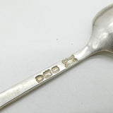 Victorian Boxed Sterling Silver Set of Floral Teaspoons Antique 1901 London