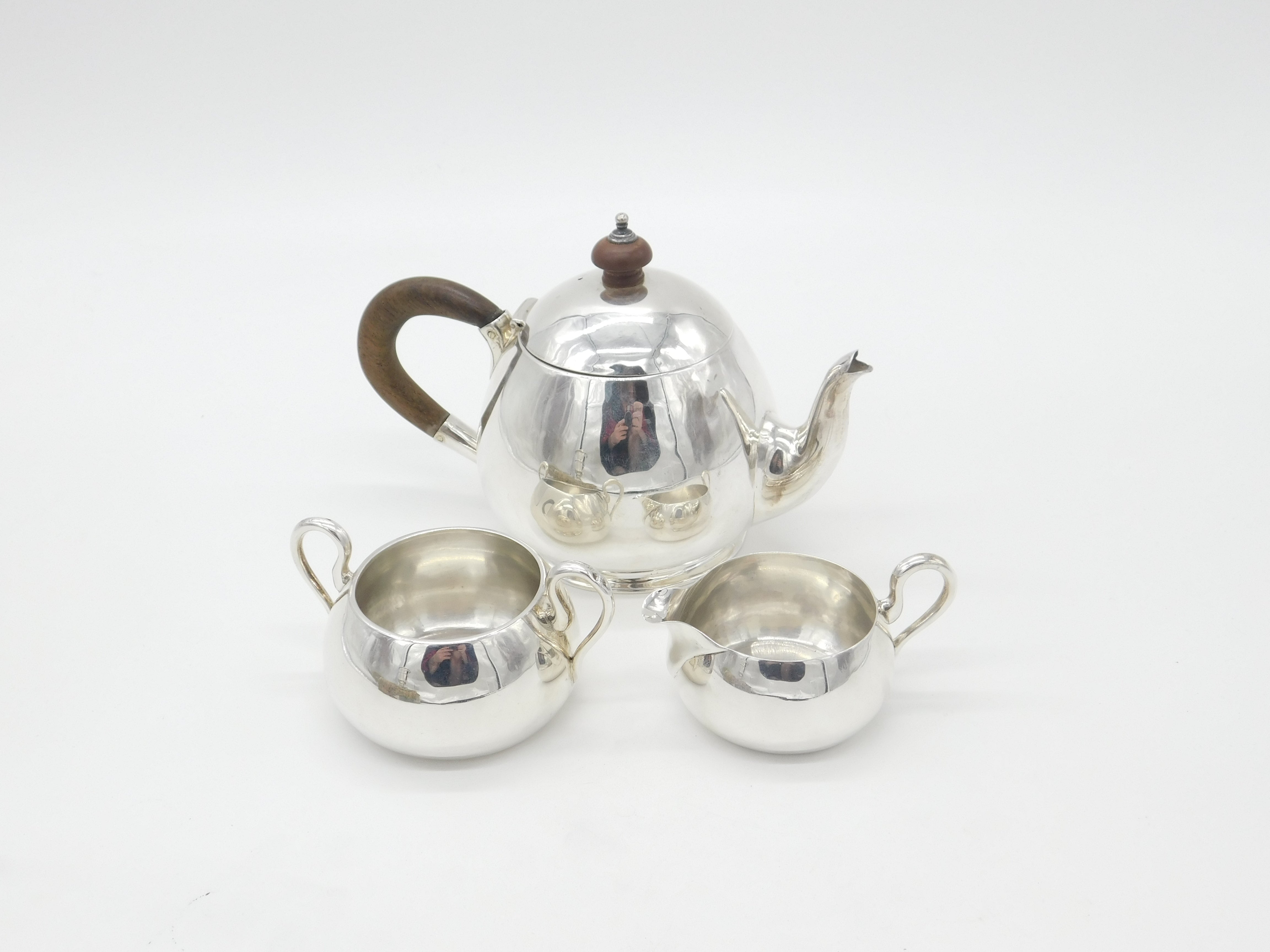 Victorian Sterling Silver Bachelors Three Piece Tea Set Antique 1872 L victorian-sterling-silver-bachelors-three-piece-tea-set-antique-1872-l