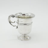 Sterling Silver Christening Mug or Cup Antique 1911 Birmingham Art Deco Williams Ltd.