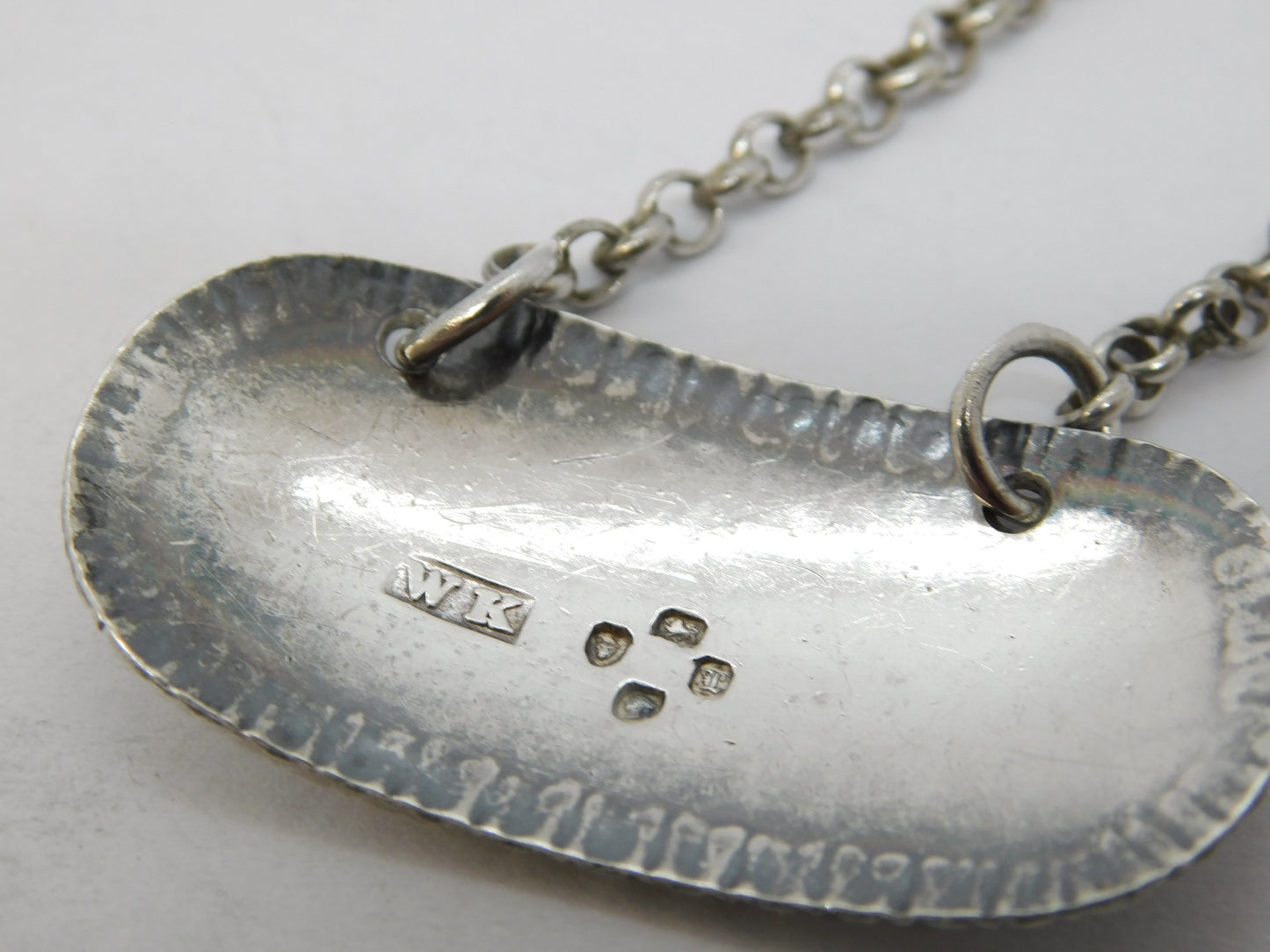 Early-Victorian Sterling Silver Whisky Decanter Label Antique 1846 London