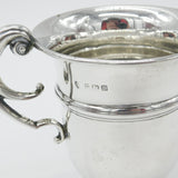 Sterling Silver Christening Mug or Cup Antique 1911 Birmingham Art Deco Williams Ltd.