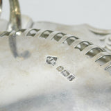 Sterling Silver Pierced Paw Foot Sweet Treat Centrepiece Dish Antique 1911 Sheffield