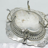 Sterling Silver Pierced Paw Foot Sweet Treat Centrepiece Dish Antique 1911 Sheffield