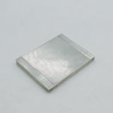 Sterling Silver & 9ct Rose Gold Cigarette Case Antique 1942 London Art Deco