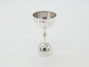 Sterling Silver Double Ended Jigger Shot Measure Cup 1931 Sheffield Antique