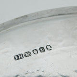George III Sterling Silver Circular Crested Salver Dish Antique 1794 London John Hutson