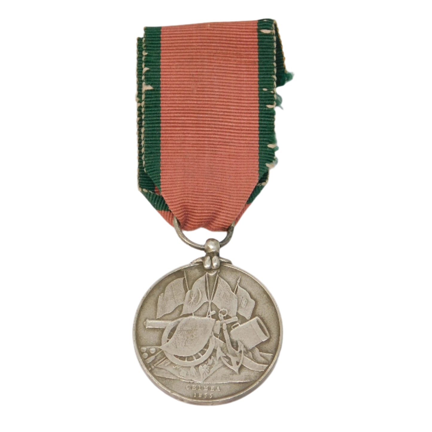 19th Century Ottoman Turkish Crimean War Medal Silver Antique 1855 Unnamed