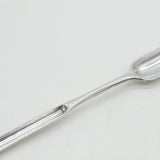 George III Sterling Silver Crested Bone Marrow Scoop Antique c1765 London