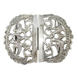 Sterling Silver Sweetheart Bird Nurses Belt Buckle Antique 1889 London