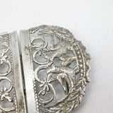 Sterling Silver Sweetheart Bird Nurses Belt Buckle Antique 1889 London