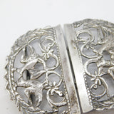 Sterling Silver Sweetheart Bird Nurses Belt Buckle Antique 1889 London