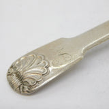 George IV Sterling Silver Queens Pattern Tea Caddy Spoon Antique 1827 London