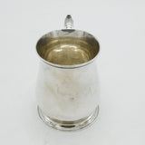 George II Sterling Silver Christening Mug Tankard Antique 1747 London