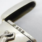Sterling Silver Novelty Golf Golfing Interest Vesta Case Antique 1911 Birmingham