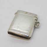Sterling Silver Novelty Owl Form Vesta Case Antique 1912 Birmingham Art Deco