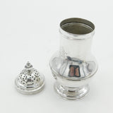 George II Sterling Silver Monogram Muffineer Sugar Caster Antique 1728 London