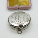 Sterling Silver IHC Communion Wafer 'Pyx' Box Mid-Century 1951 London Mowbray