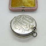 Sterling Silver IHC Communion Wafer 'Pyx' Box Mid-Century 1951 London Mowbray