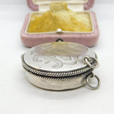 Sterling Silver IHC Communion Wafer 'Pyx' Box Mid-Century 1951 London Mowbray