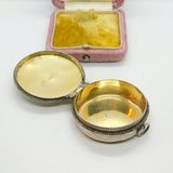 Sterling Silver IHC Communion Wafer 'Pyx' Box Mid-Century 1951 London Mowbray