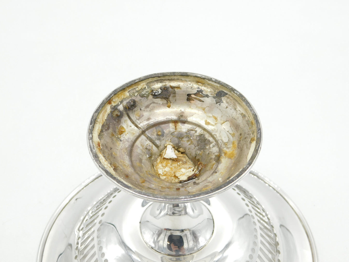 Edwardian Asprey of London Sterling Silver Pierced Tazza Dish Antique 1908 Birmingham