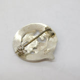 Scottish Sterling Silver Clan Graham Brooch Pin Vintage 1978 Edinburgh
