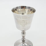 Sterling Silver 'Tavistock Millennium' Chalice Goblet Vintage 1974 Sheffield