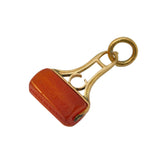 George III 9ct Gold Carved Carnelian Days of the Week Spinner Fob Antique c1790