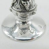 Sterling Silver Celtic Pattern Wine Goblet Chalice Vintage 1978 Birmingham