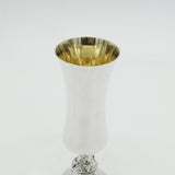 Sterling Silver Celtic Pattern Wine Goblet Chalice Vintage 1978 Birmingham