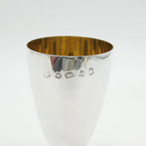 Sterling Silver Celtic Pattern Wine Goblet Chalice Vintage 1977 Sheffield