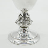 Sterling Silver Celtic Pattern Wine Goblet Chalice Vintage 1977 Sheffield