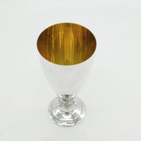 Sterling Silver Celtic Pattern Wine Goblet Chalice Vintage 1977 Sheffield
