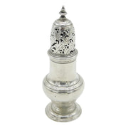 George II Sterling Silver Crested Muffineer Sugar Caster Antique 1750 London