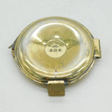 Sterling Silver Gilt & Glass Ecclesiastical Pyx Wafer Holder Antique 1913 Deco