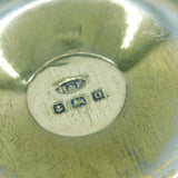 Sterling Silver Gilt & Glass Ecclesiastical Pyx Wafer Holder Antique 1913 Deco