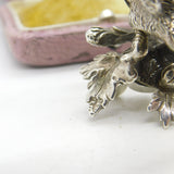 Victorian Cast Sterling Silver Eagle Form Teapot Finial c1850 London Antique