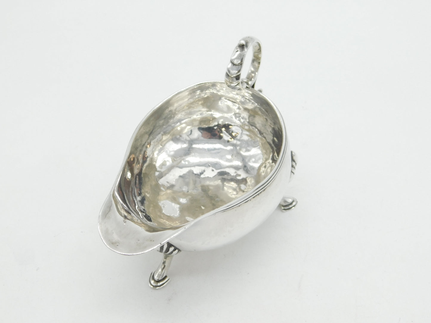 George III Provincial Sterling Silver Sauce Boat Antique c1795 Newcastle