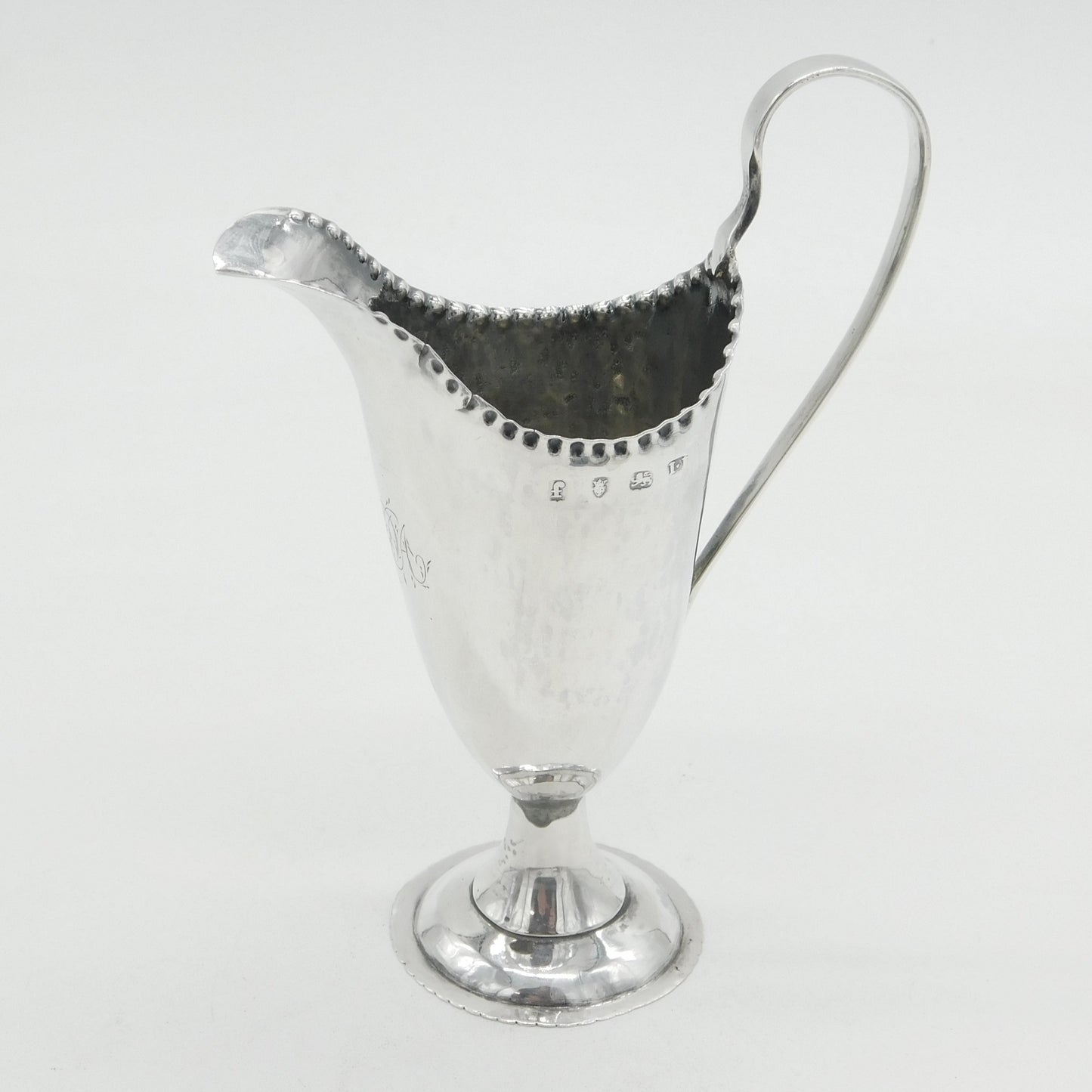 George III Sterling Silver Pedestal Cream Jug Antique 1781 London